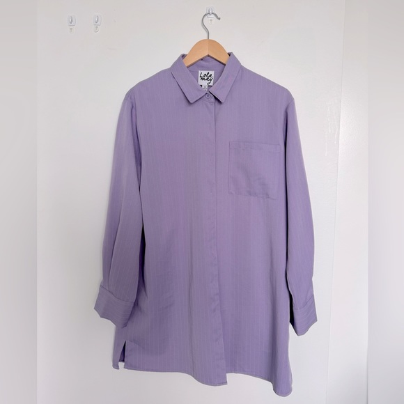 Lola May Purple shirt dress US10 - Picture 1 of 3